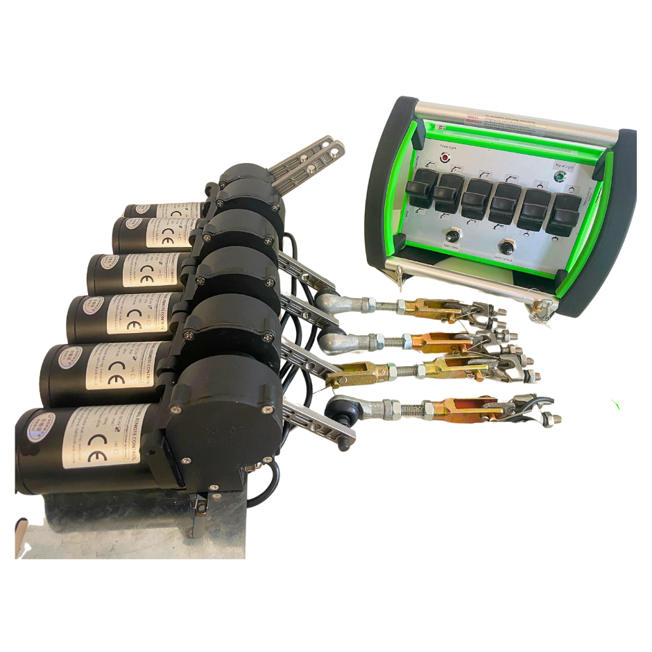 Radio valdymas su elektriniais servo varikliais