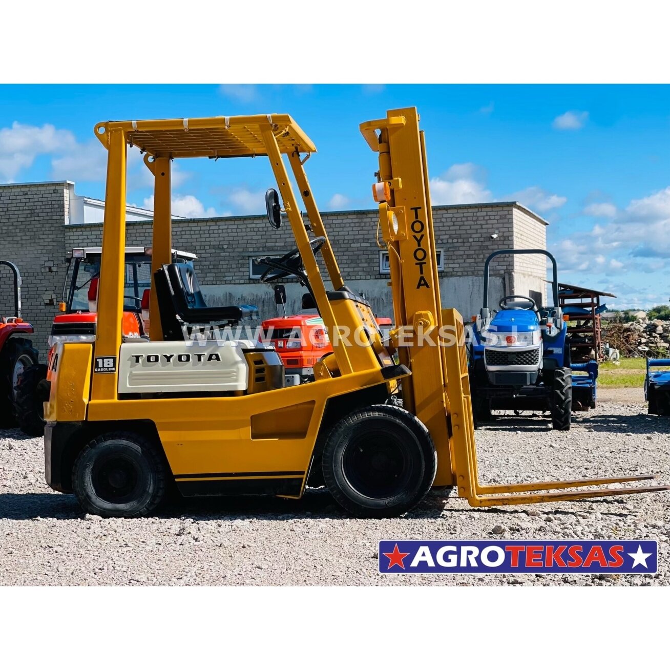 Toyota šakinis krautuvas 02-F618 2