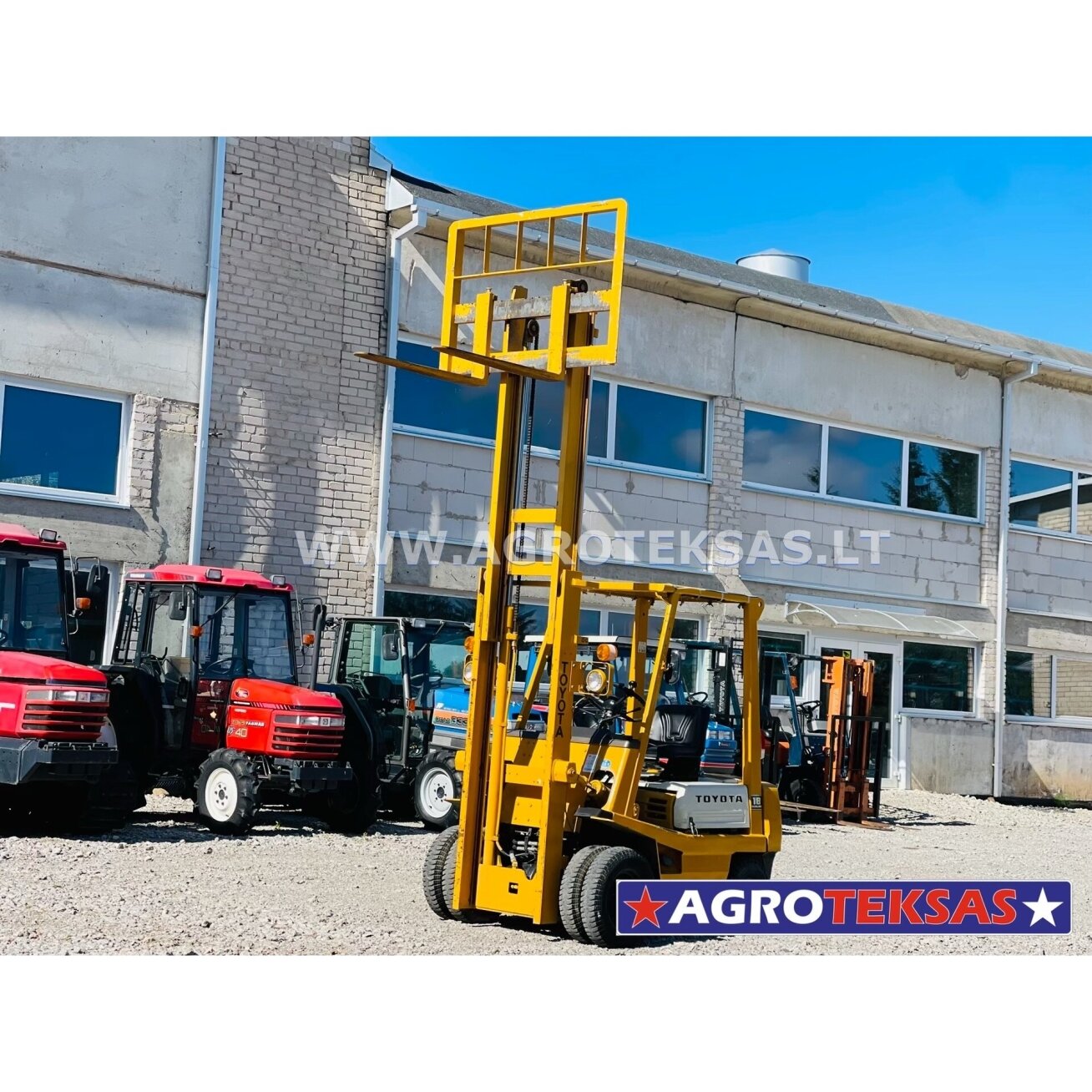 Toyota šakinis krautuvas 02-F618 8 Toyota šakinis krautuvas 02-F618 8